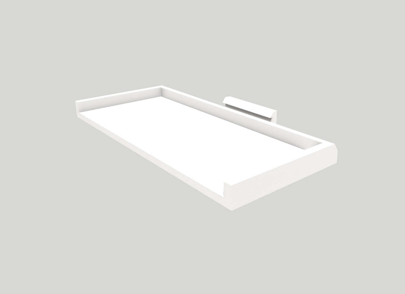Compact collectible shelf
